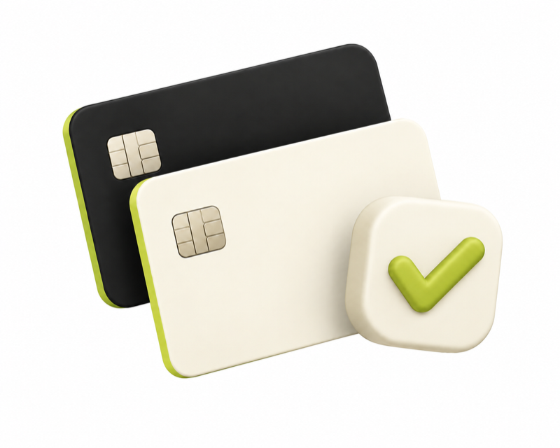Cartes bancaires et confirmation de paiement
